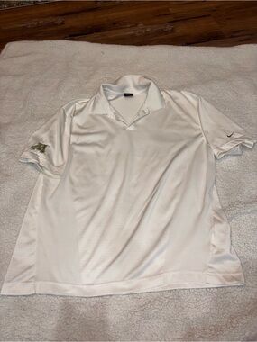 Men's White Nike Minnesota Polo Shirt XL